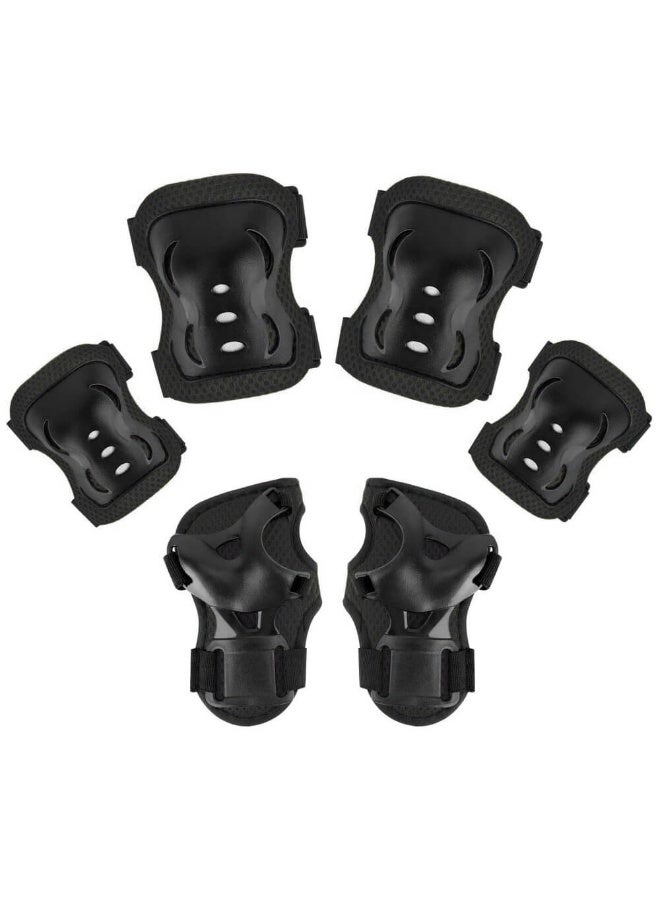 Spartan Bike & Skate Protective Gear Set (Small, Black) - Image 3