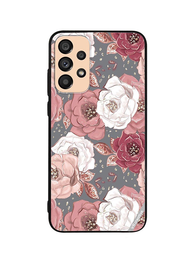 VR CREATIVE Protective Case Cover For Samsung Galaxy A53 5G Rose Flower Design Multicolour - Image 1