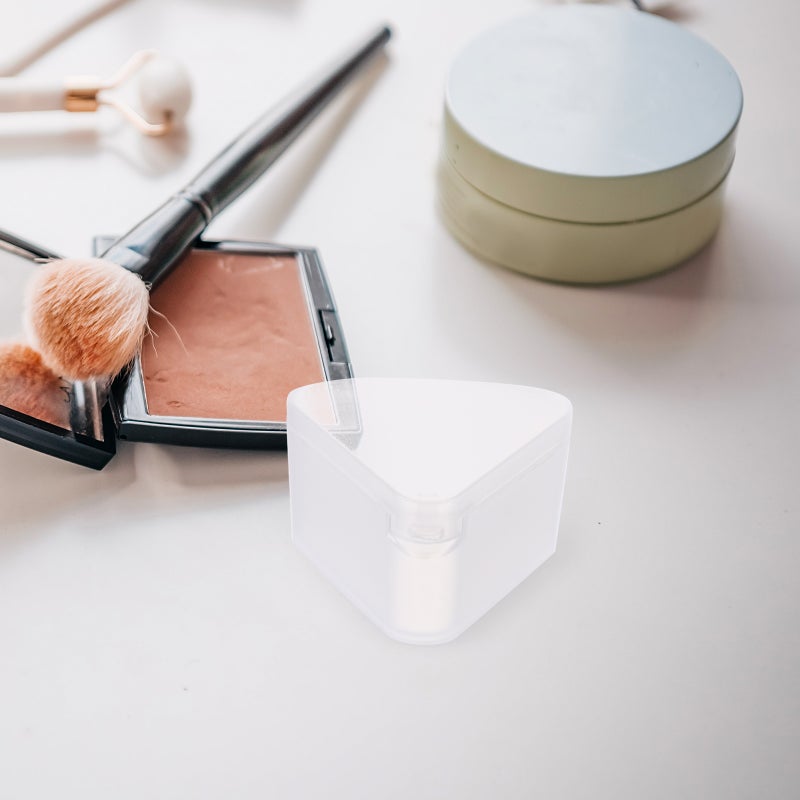 6pcs Triangle Powder Puff Holders Makeup Powder Puff Storage Boxes Beauty Sponge Holders - Image 3