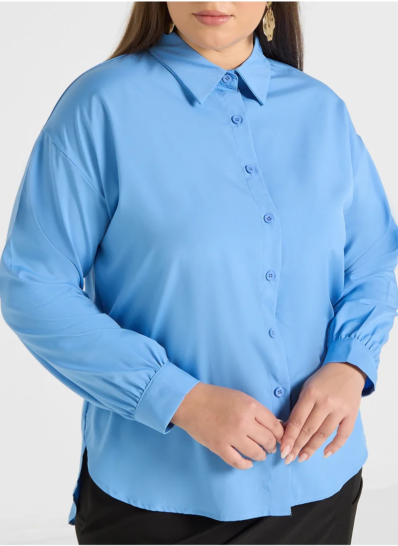 Ella Plus Button Down Shirt