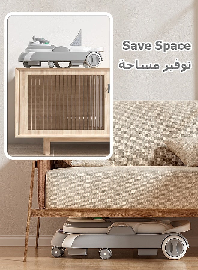 Mi VAZA Baby Walker - Feeding Table - With Toy, Sun Visor - Adjustable Height - Help Baby Walk - Baby Car - Image 2