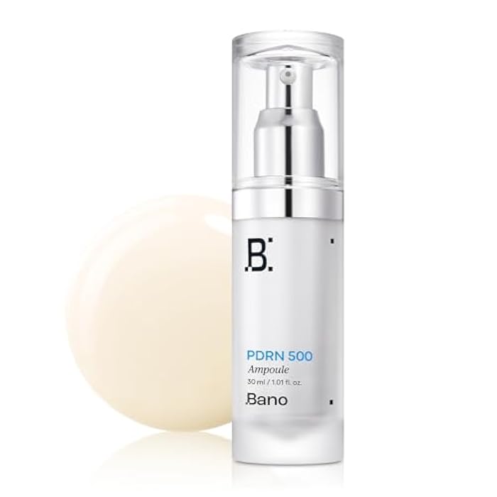 BANO PDRN 500 Ampoule – Firming & Hydrating Serum with PDRN, Peptides, Collagen & Hyaluronic Acid | Korean Skincare for Sensitive Skin | Fragrance-Free | 1.01 fl oz - Image 1