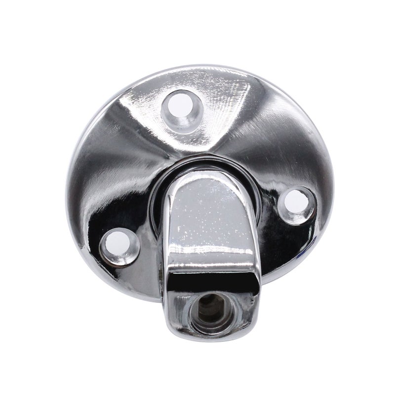 One Pair Sunvisor Support Brackets Kit Chrome with Screws Bushing - Image 5