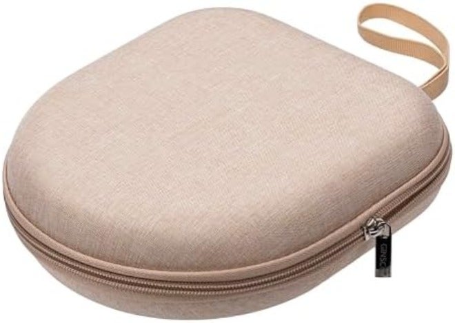 Ginsco Universal Headphone Case Compatible with JBL Tune 510BT 720BT, Sony WH-CH 720N/WH-CH520, Soundcore Q20i/Q30 BERIBES KVIDIO TOZO etc, 1680D Oxford Travel Carrying Hard Shell Case Black - Image 1