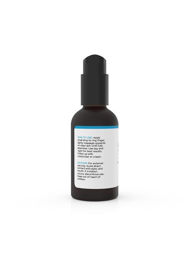 Sapo All Natural Eye Serum - Reduce Dark Circles, Puffy Skin & Bags Under Eyes - Made with Triple Peptides, Hyaluronic Acid, Orange Oil & Vitamin C - 1 Fl Oz - Image 2
