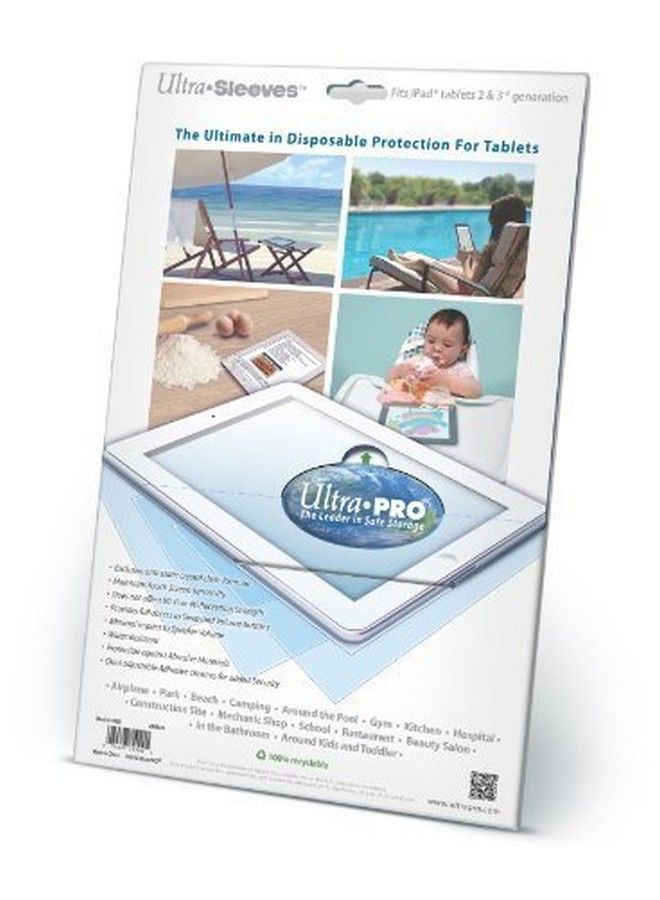 Ultra Pro Clear Disposable Protective Sleeves For Most 10" Tablets 10Ct Pack - Image 5