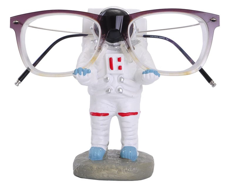 IBWell IBWell Funny Decorative Eyeglass Holder Display StandsGift for Astronaut Astronomy enthusiast Home Office Glasses Accessories 