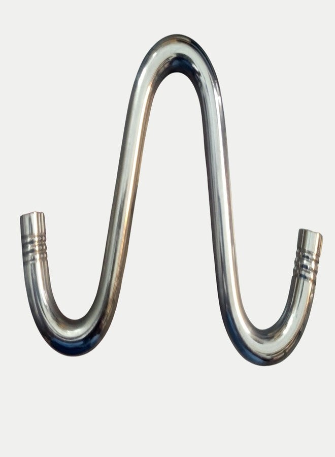 Proniks Stainless Steel Havy Duty W Hooks (12 mm) Hangihg for jhula and Swings for Home Garden (Pack of 2) - Image 3
