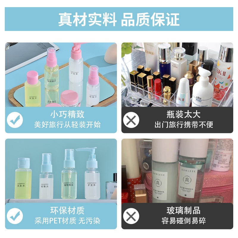 Manufacturer Cosmetics Water Emulsion Perfume Toiletry Storage Set Business Trip Special Travel Bottle Set - Image 5