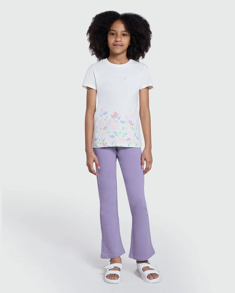 او في اس Girls’ Flare Treggings In Dusk