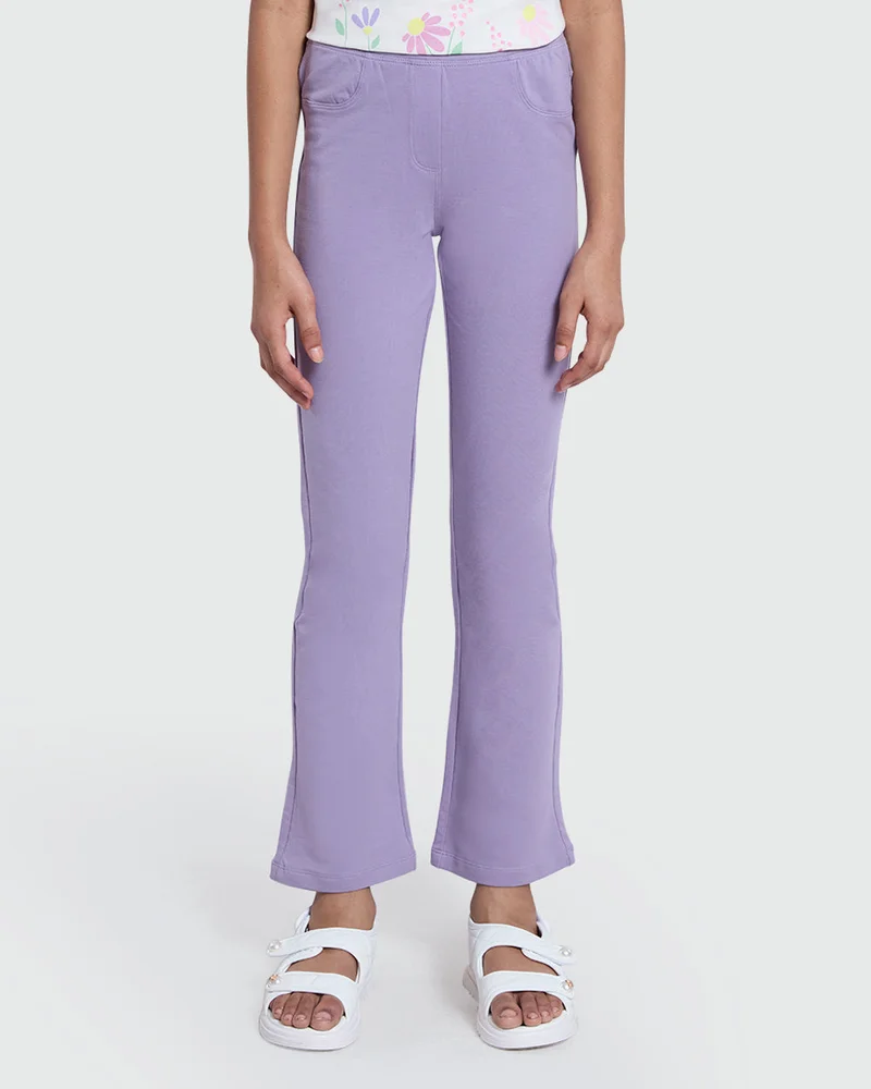 او في اس Girls’ Flare Treggings In Dusk