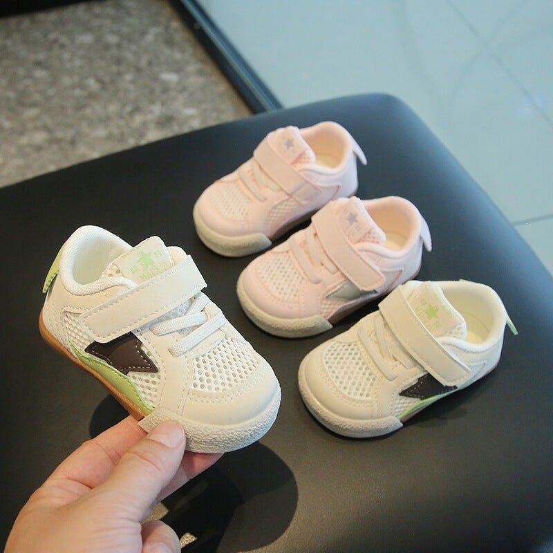 Mesh Sneakers Lightweight Flexible Sole Walking Shoes For Kids Indoor And Outdoor Activities - Image 2