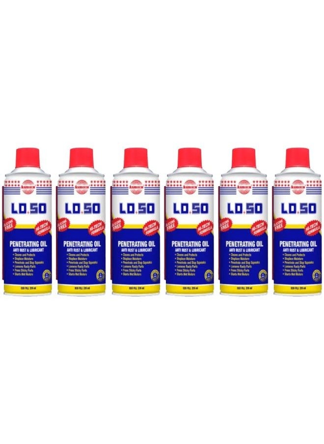 Asmaco Asmaco Rust Remover & Penetrating Oil - 235 Ml - Set of 06 