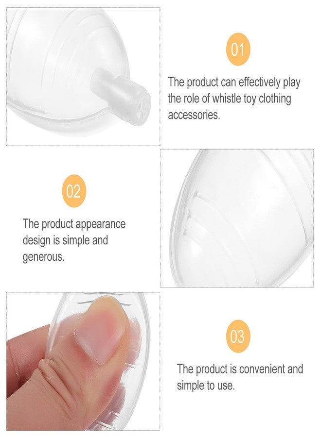 VICASKY Airbag Whistle Toys 30 Pcs Plastic Sound Toys for Clothing Accessories and Kids Play Lightweight Portable Double-Tone Noise Maker for Fun and Decoration - Image 5