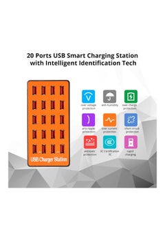 نيبمينينت موزع USB ب20 منفذاً برتقالي  - Image 3