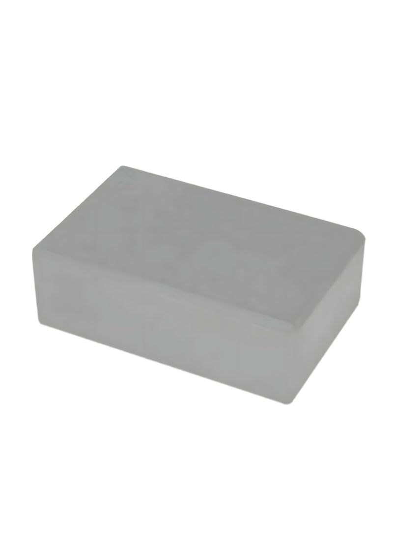 H Pro Yoga Block Grey |Supportive Foam Brick for Yoga Pilates Stretching and Balance Exercises - Image 1