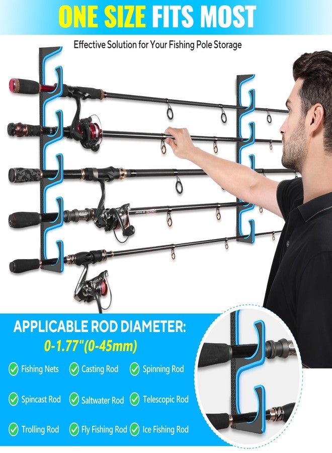 PLUSINNO fishing rod holder for garage 2-Pack - Image 5