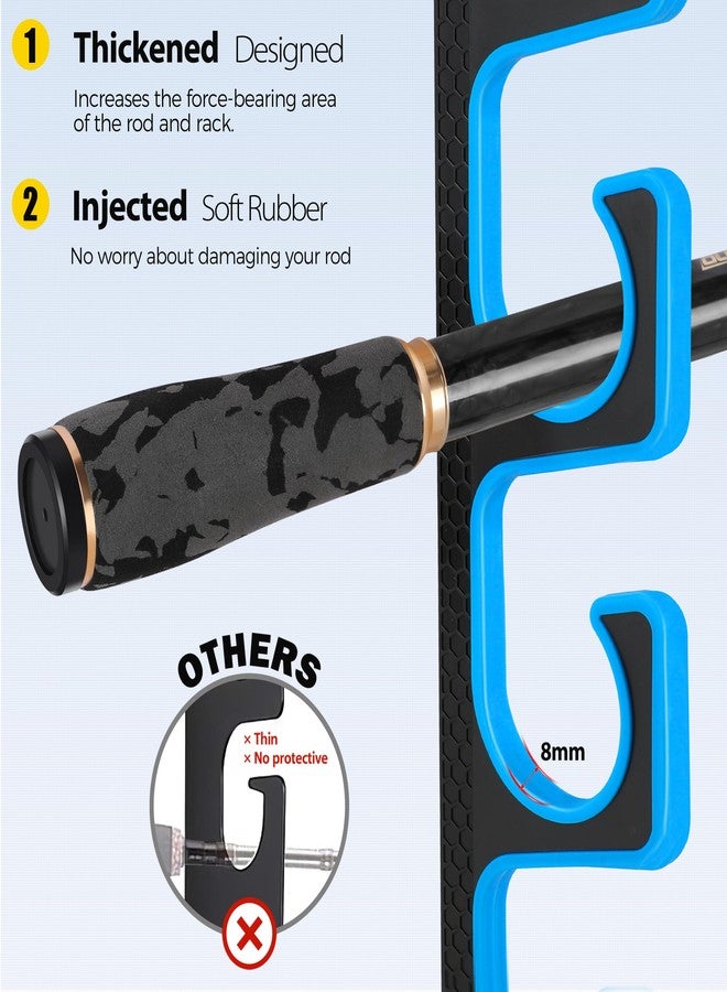 PLUSINNO fishing rod holder for garage 2-Pack - Image 2