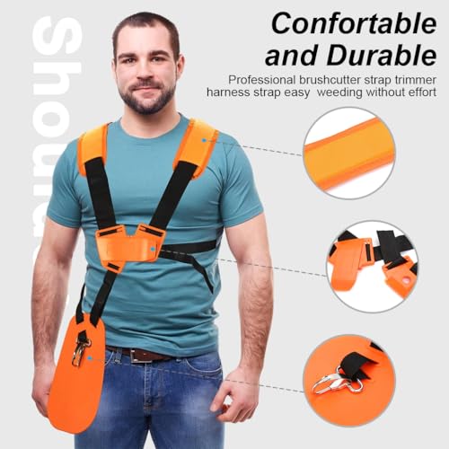 HASTHIP® Weed Eater Strap Shoulder Strap for Weed Trimmer - Durable Nylon Belt Adjustable - Image 3