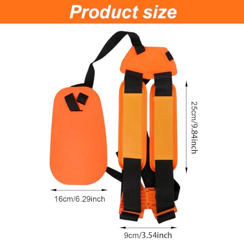 HASTHIP® Weed Eater Strap Shoulder Strap for Weed Trimmer - Durable Nylon Belt Adjustable - Image 2