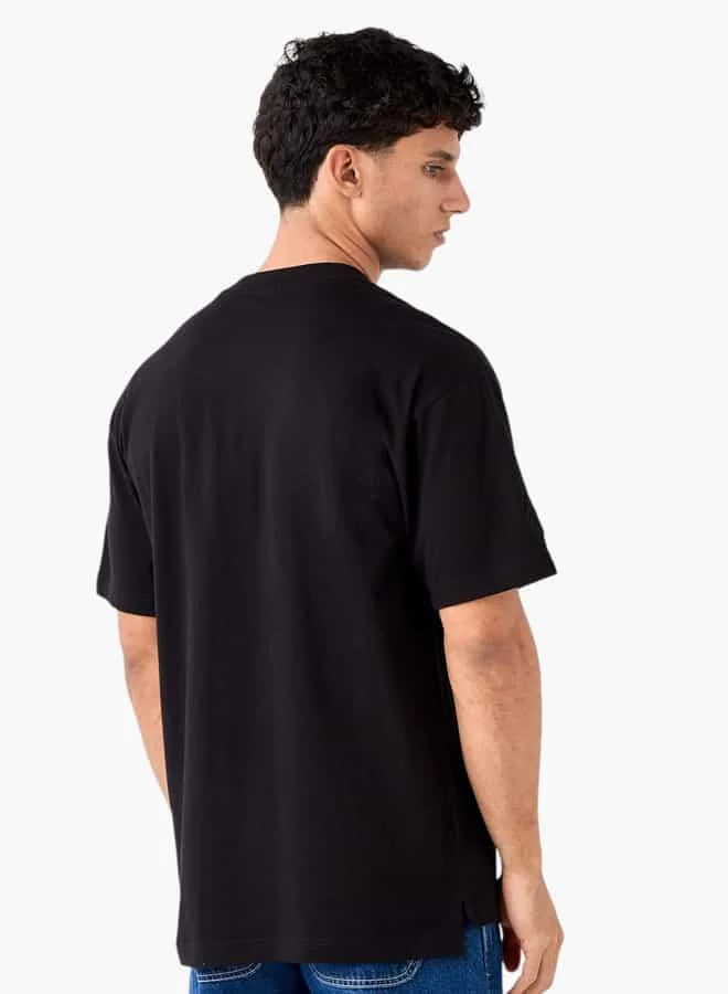 Kappa Kappa T-shirt with Short Sleeves and Crew Neck