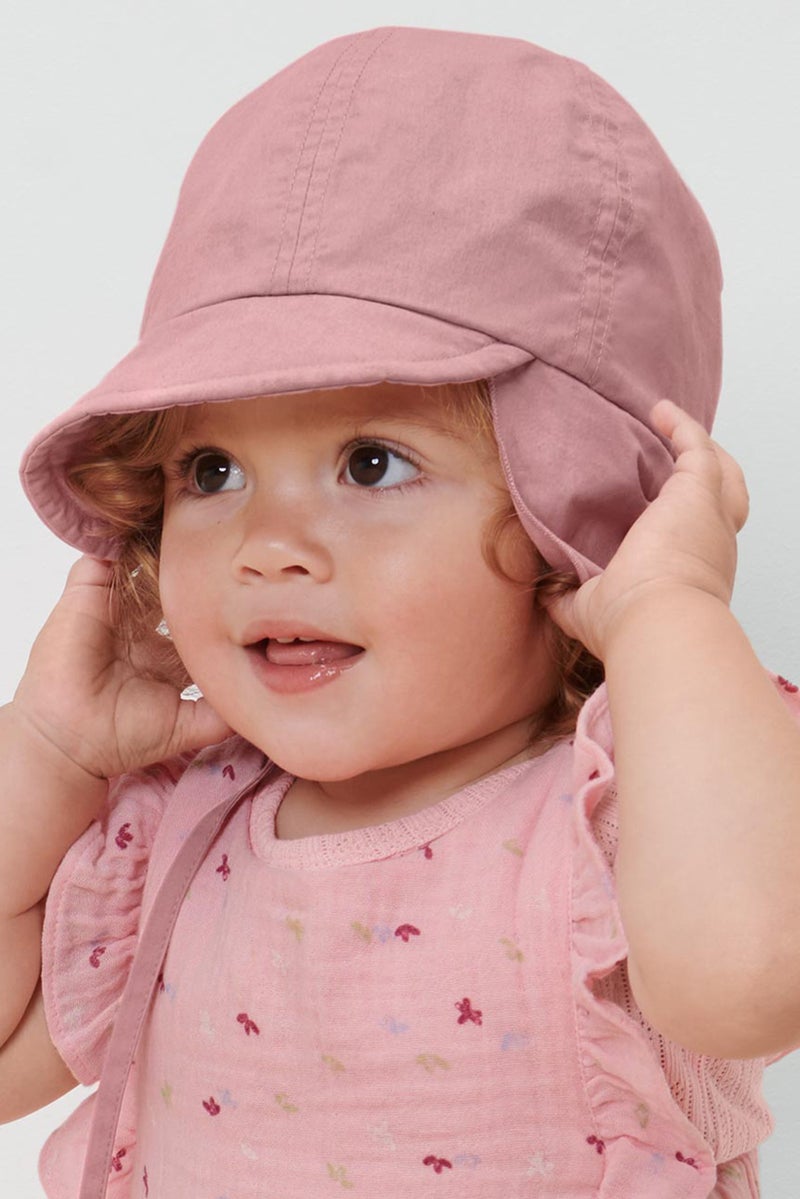 Tchibo Toddlers Girl UV Sun Hat, Rose Gold - Image 1