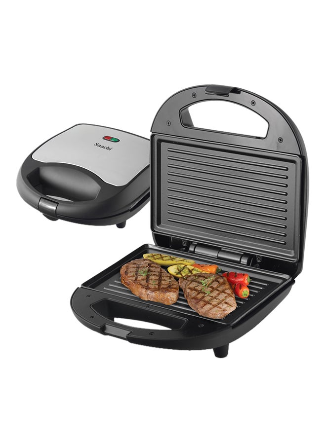 Saachi Sandwich Maker 700-800W NL-SM-4659-BK Black/Grey - Image 1
