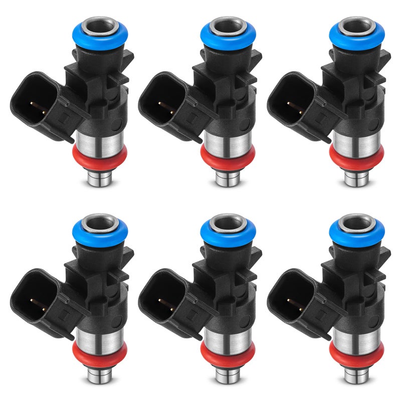 BDFHYK Fuel Injector 0280158233 Compatible with 20112017 Dodge Charger Grand Caravan Jeep Ram 1500 Chrysler 200 300 36L V6 Trucks Replacement Kit 05184085AC 4G2269 FJ1147 67754 5502109 Set of 6 - Image 2