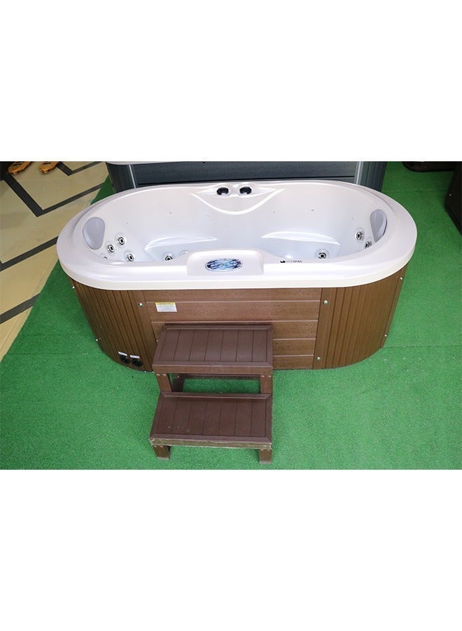 POLSPAS Olie 200 – Compact 2-Seater Plug Play Spa with LED Lights Auto Drain - Image 3
