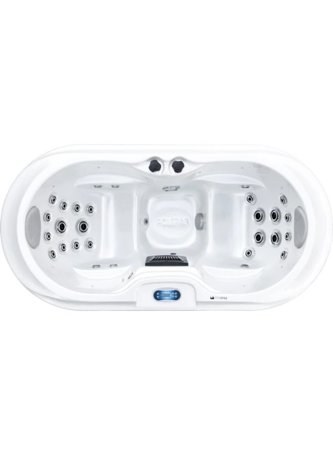 POLSPAS Olie 200 – Compact 2-Seater Plug Play Spa with LED Lights Auto Drain - Image 4