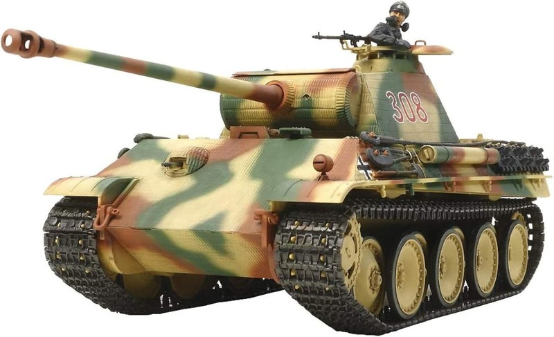 Tamiya 1/35 Scale German Army Panther G Initial Motorized Plastic Model Kit - Image 1