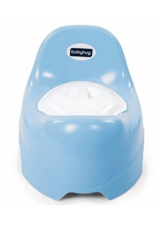 babyhug Babyhug Teeny Tiny Potty Chair, Comfortable with Back Rest, Lid, 6 to 24 Months - Blue  - Image 1