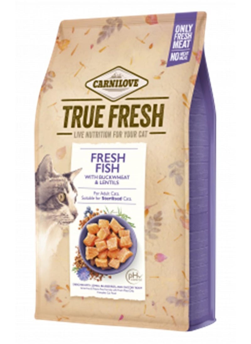 CARNILOVE True Fresh Dry Food Fish for Adult & Sterilized Cats  1.8Kg 