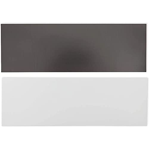 Bright Creations Blank Non-Adhesive Magnetic Car Signs, 12-Pack of 12x4 Inch White Magnet Sheets for Cars, Trucks and Trailers - Magnetic Sheets Non Adhesive - Blank Bumper Sticker Magnet - Image 4