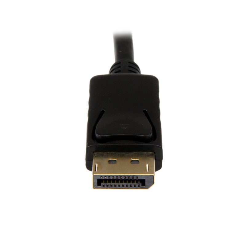 StarTech.com 6ft (1.8m) DisplayPort to DVI Cable - 1080p Video - Active DisplayPort to DVI Adapter Cable - DisplayPort to DVI-D Cable Single Link - DP 1.2 to DVI Monitor Cable Converter (DP2DVIMM6BS), Black - Image 3