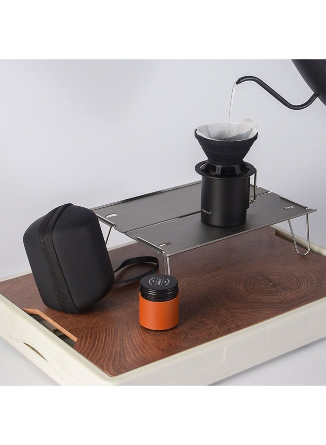 JOINOUT Travel Pour-over Coffee Set Outdoor Car Camping Portable V60 Silicone Filter Cup Pour-over Coffee Starter Combo Gift Box Set - Image 2