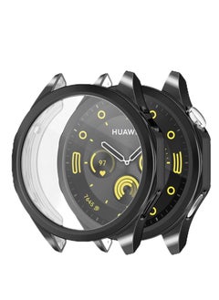 Generic Case Compatible with Huawei Watch GT4 46MM Case All-Around Screen Protector Watch Soft TPU Shockproof Cover Slim Guard Thin Bumper Shell Protector (Black)  - Image 2