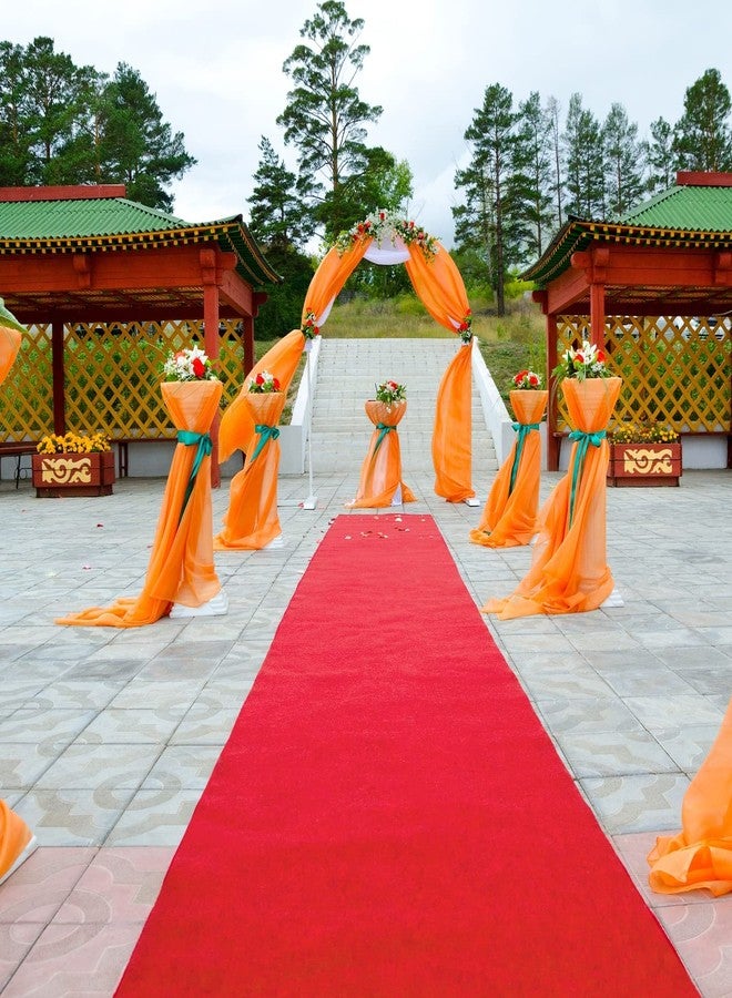 Juvale Red Carpet Runner for Party - Ceremony Entrance Decor with Red Party Carpet - Versatile Aisle Covering As Wedding Runner - Event Accent for Outdoor Decoration - 3' x 100', Polyester Low Pile - Image 3