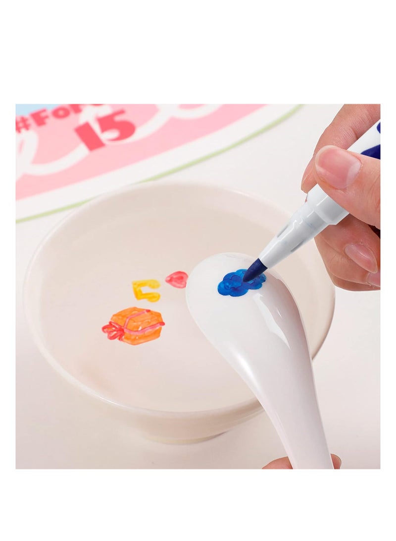 12 Pcs Magical Water Painting Pen with Spoon - Fun and Interactive Art Tools for Kids - Image 5