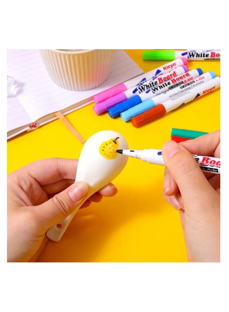 12 Pcs Magical Water Painting Pen with Spoon - Fun and Interactive Art Tools for Kids - Image 3