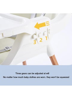 Beauenty Baby Dining Chair 3in1 Portable High Chairs Adjustable Height Foldable Toddler Seat Safe Toddlers Dining Chair with Meal Tray for Your Baby Pink  - Image 4