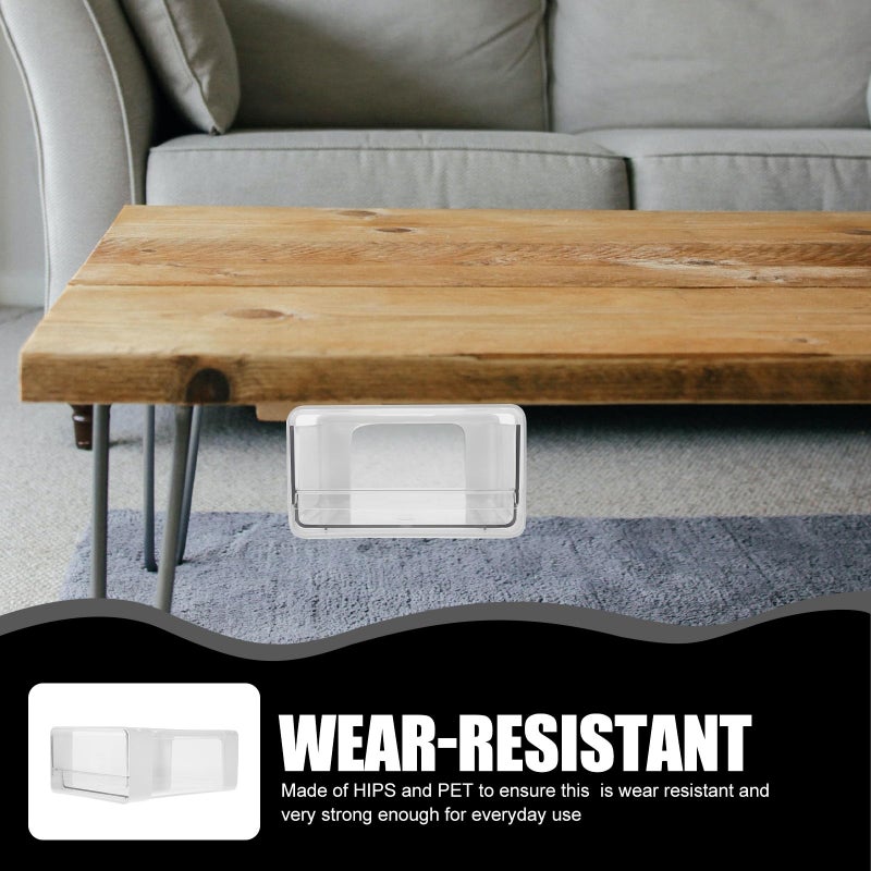 Self Adhesive White Desk Drawer Organizer For Office Stationery And Home Supplies - Image 5