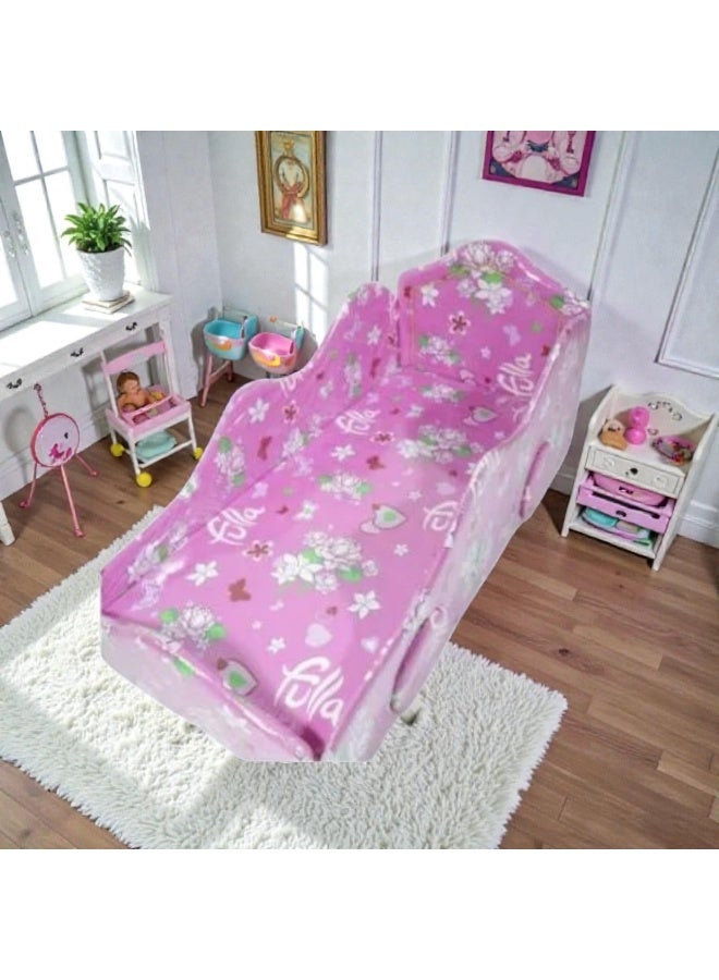 أذر مانيوفاكتشرر سرير أطفال خشبي بنمط فلة - Image 1