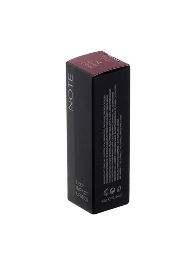 Note Deep Impact Lipstick - 14 Warm Cherry  - Image 4