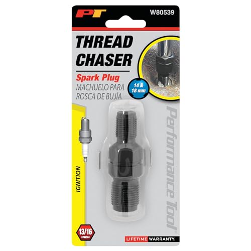 Performance Tool W80539 14mm & 18mm Spark Plug Hole Chaser, Easily Removes Dirt, Carbon and Metal Particles, Not for Tapping Use - Image 3