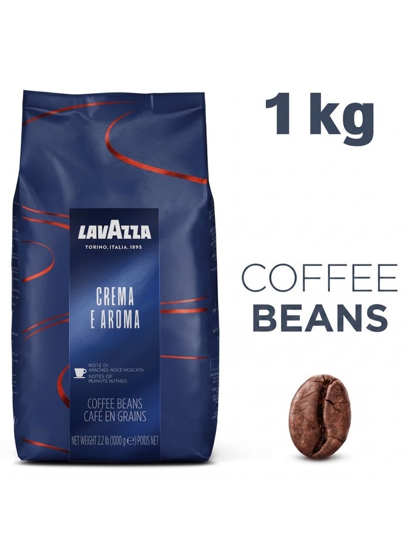 Lavazza Crema e Aroma Espresso Coffee Beans (1000g) - Image 1