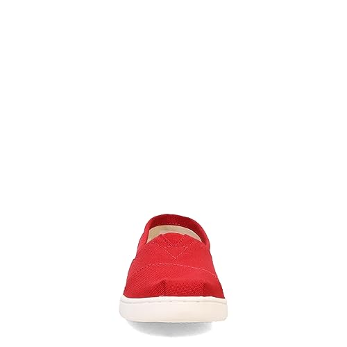 TOMS unisex child Espadrille Sneaker, Red, 5.5 Big Kid US - Image 4