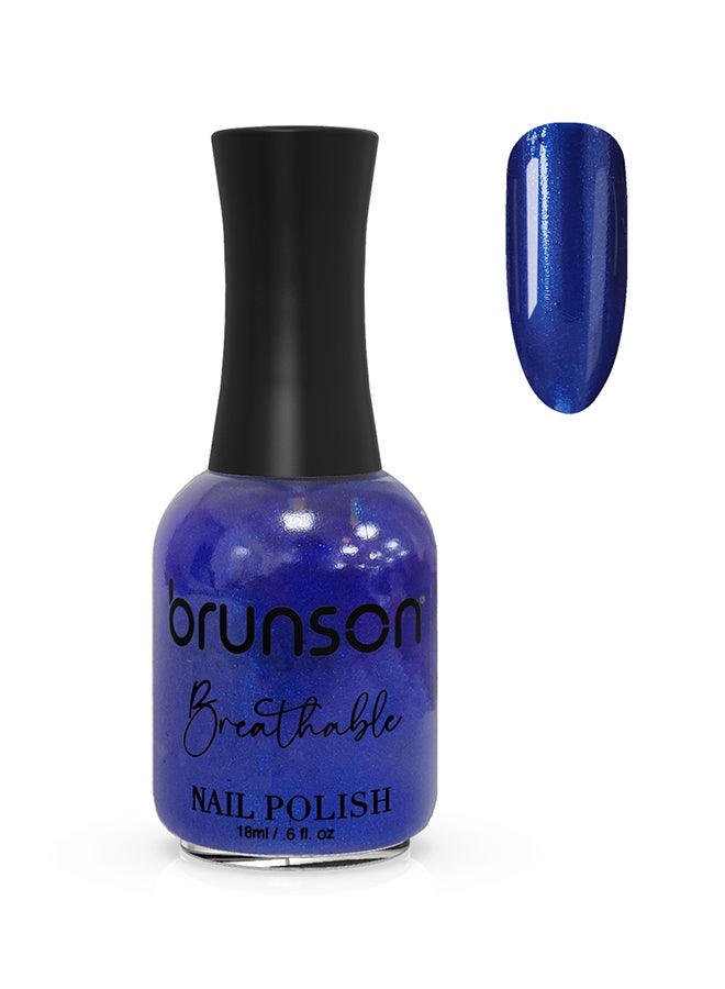 brunson طلاء أظافر قابل للتنفس طلاء أظافر حلال مناسب للوضوء سريع الجفاف نباتي يدوم طويلاً ولكن سهل التقشير 18 مل BH312