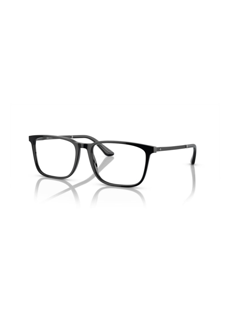GIORGIO ARMANI Giorgio Armani Man Rectangular  Eyeglasses- Ar 7249 - Lense Size:57Mm - Black - Image 1