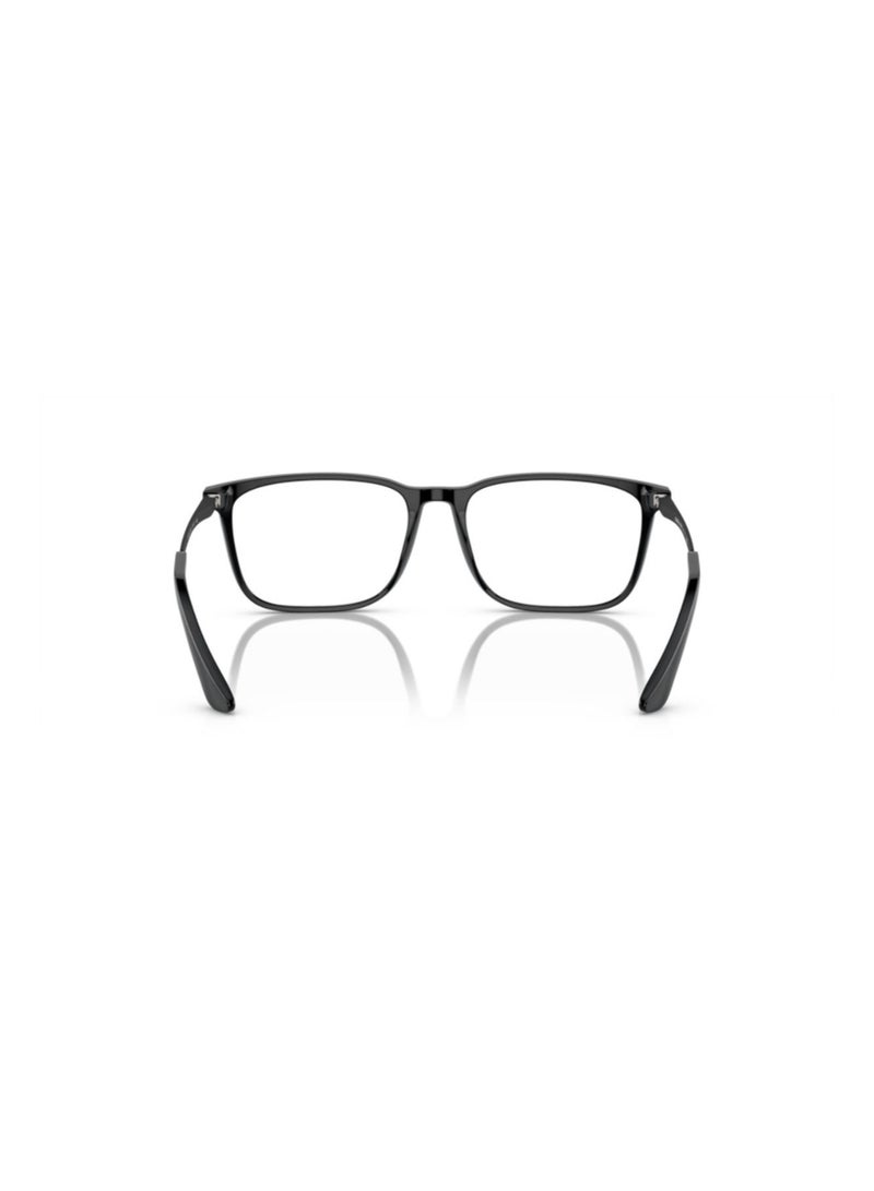 GIORGIO ARMANI Giorgio Armani Man Rectangular  Eyeglasses- Ar 7249 - Lense Size:57Mm - Black - Image 3